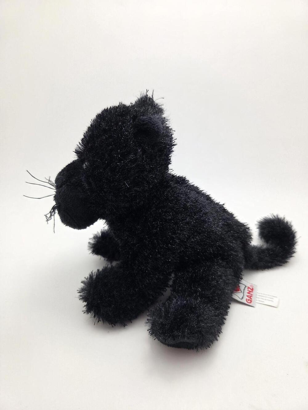 Vintage Webkinz Black Panther Plush with No Tag, Ganz Plush (9 inch) - Picture 2 of 5